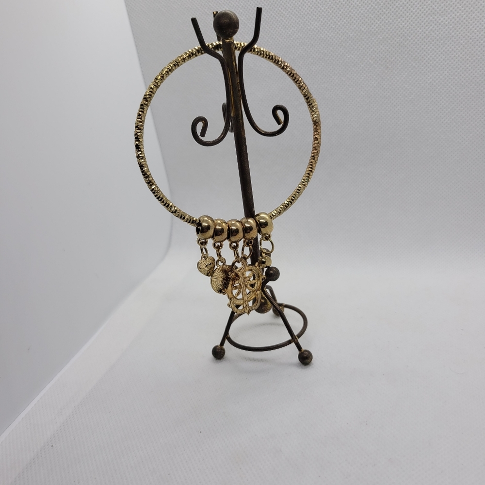 Nautical gold tone Charm Bracelet - Picture 4 of 6